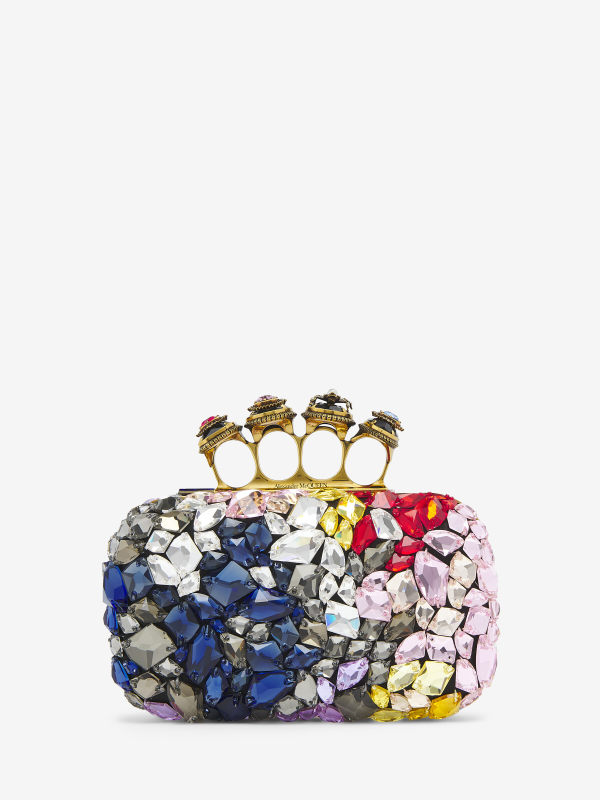 ALEXANDER MCQUEEN - Jewelled Spider Knuckle Clutch - Item 835584KR7808490